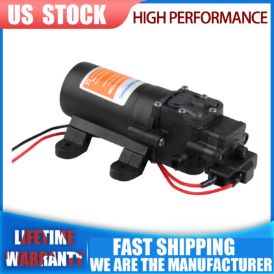 Marine 12V Water Diaphragm Self Priming Pump Boat 35PSI For Caravan 2088-422-444