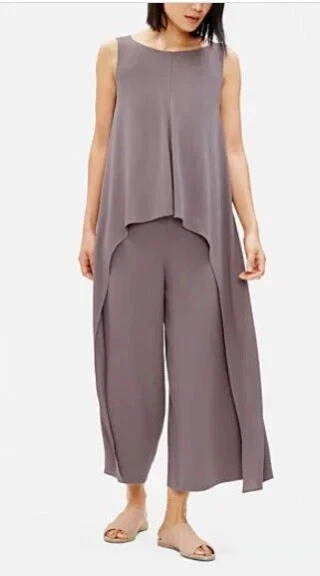 Eileen fisher sale bateau neck jumpsuit