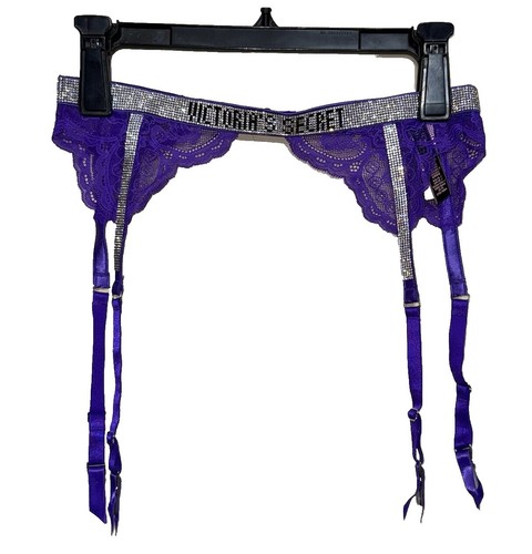 lavender garter belt TVRtyle Purple Plus Size Metal Buckles 6 Wide Straps Sexy Women Seamless Garter  Belt for Stockings S504P