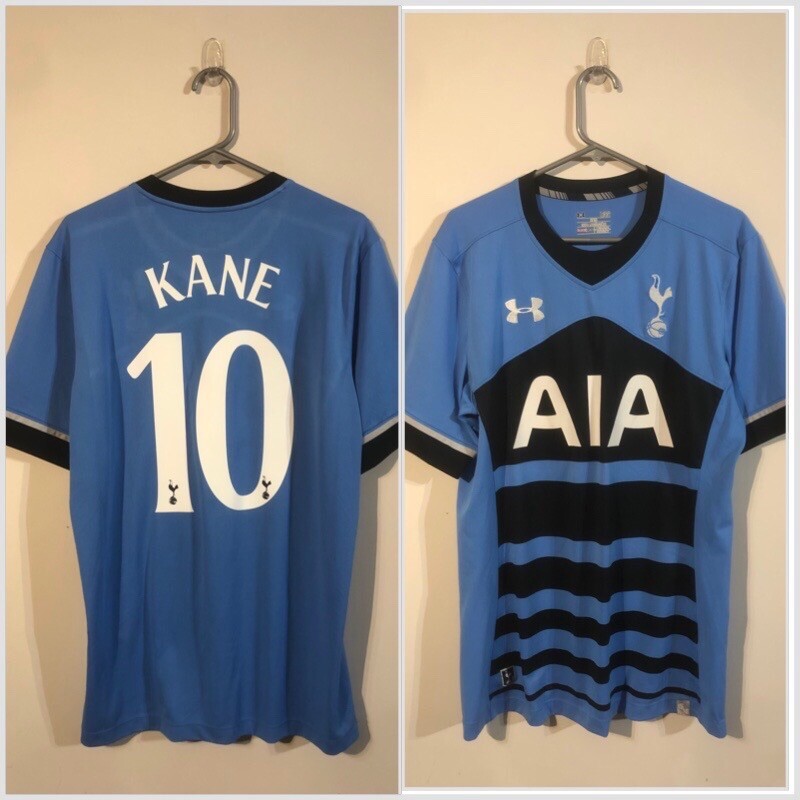【新品・タグ付き】ハリー・ケイン ＃１０ トットナム １５／１６（H） Kane #10 Tottenham Hotspur 2015/16 Large Away Shirt UA