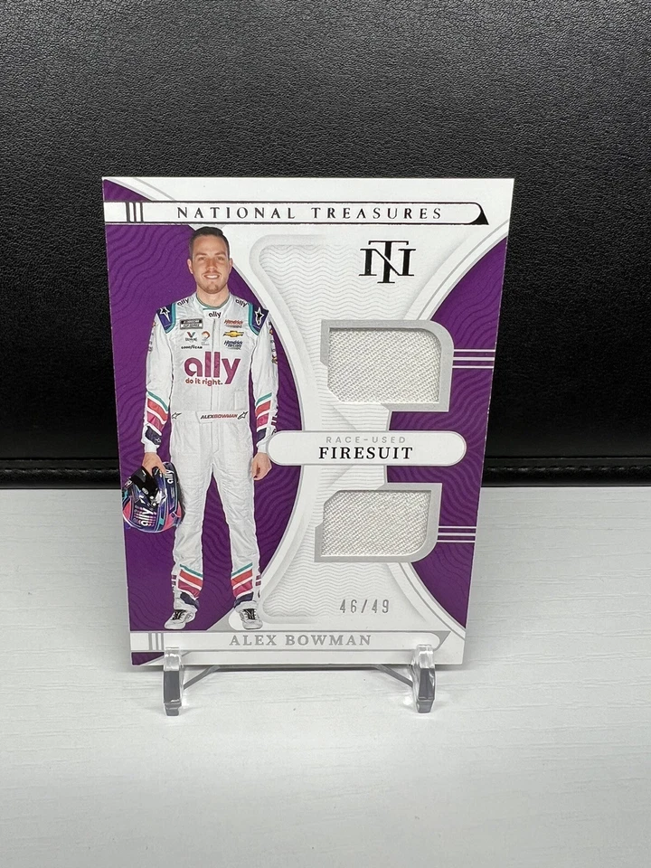 2022 National Treasures Racing Alex Bowman Dual Race Used Firesuit DRU-ABO 46/49 - Image 3 of 4
