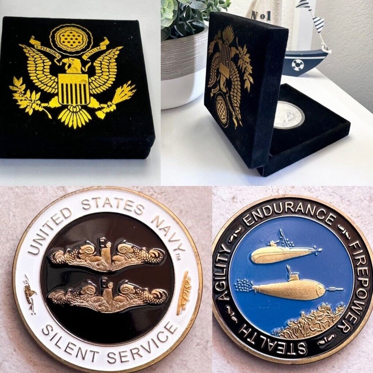 U S Navy Nuclear Submarine Warfare The Silent Service Coin with