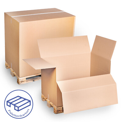 Palettenkarton Faltkarton Karton Versandkarton Versandverpackung Europalette