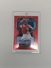 2022 Panini Prizm Draft FOTL Red Donut Circles JIMMY CROOKS Auto RC #/99