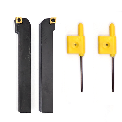 Turning Facing Indexable Tool Holders + CCMT060204 Lathe Inserts 8mm-12mm Shank - Picture 12 of 12