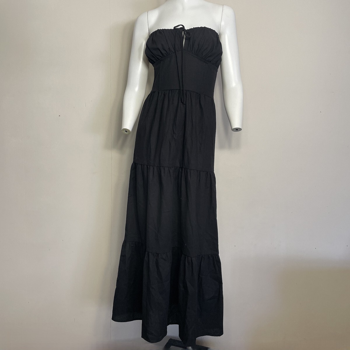blue dress for baby girl Lars Maxi Dress Black