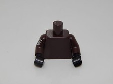 Lego Star Wars Torso Liso Marrón Oscuro Brazo Izquierdo/Marrón Oscuro Brazo con Plata A41