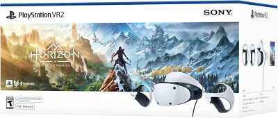 NEW Sony PlayStation VR2 Horizon Call of the Mountain Bundle White Headset