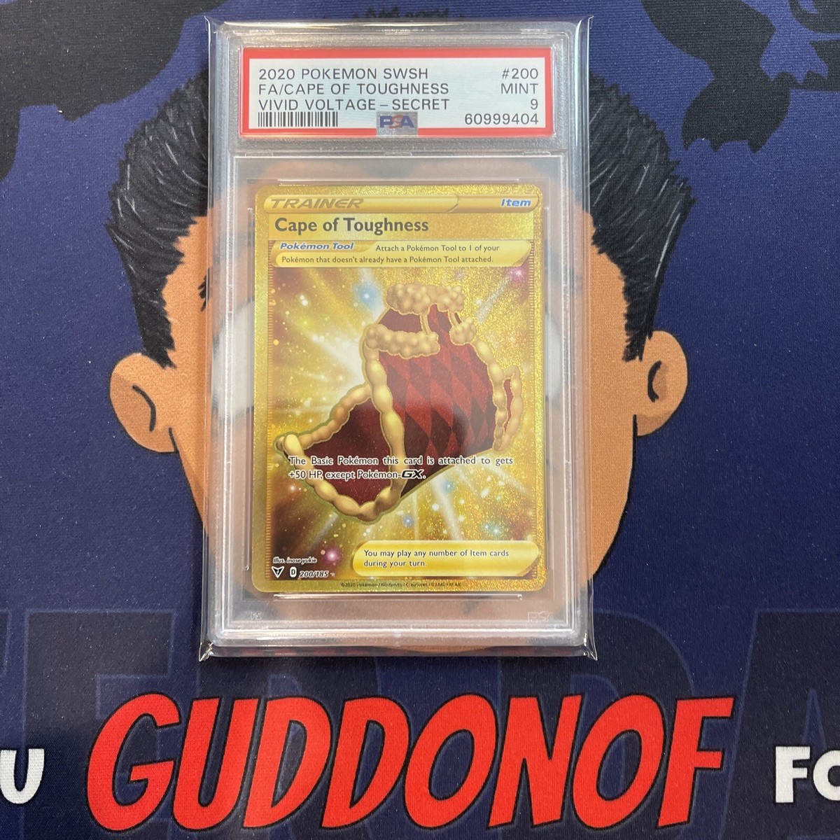 PSA 9 MINT 2020 Pokemon Vivid Voltage CAPE OF TOUGHNESS #200 Full