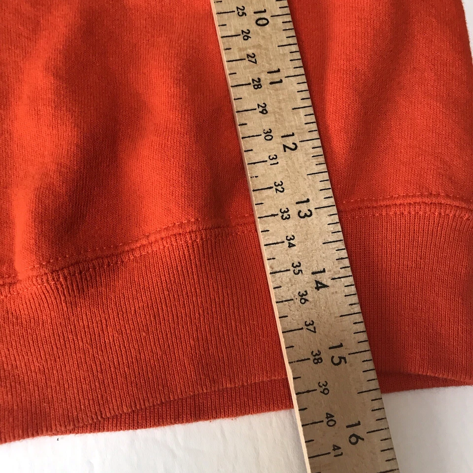 Sudadera de Colección Jerzees Cuello Redondo Pequeña 6 7 Naranja en Blanco Niños Grunge Skate EE. UU. Foto 4 de 4