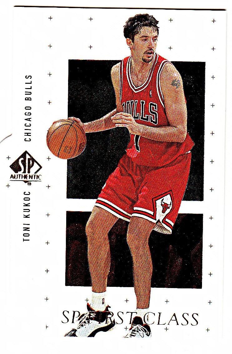 1999 Upper Deck SP Toni Kukoc Autograph Card NBA Chicago Bulls