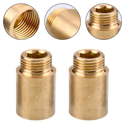 Simplified Installation Process with This Two Pack of Brass Extensions