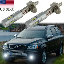 2pcs H1 LED 6000K White Replace Fog Light Halogen Bulbs For Volvo XC90 2003-2012