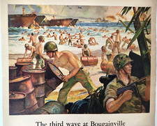 Bougainville Third Wave Veedol Motor Oil Vintage 1944 Ad Magazine Print