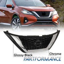 Front Grille Grill Assembly Chrome+Black 623109UF0A For 2019-2023 Nissan Murano 