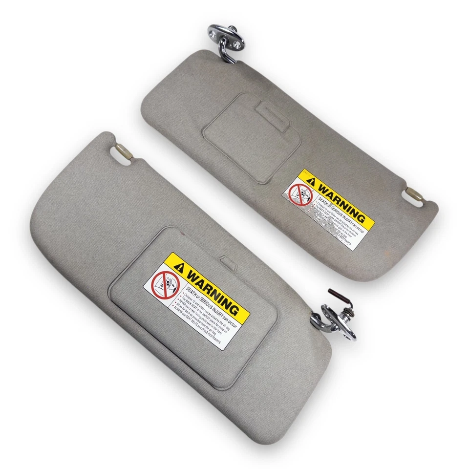 Juego de pares de parasoles grises Isuzu Oasis 1996-1999 lado conductor y pasajero Foto 2 de 4