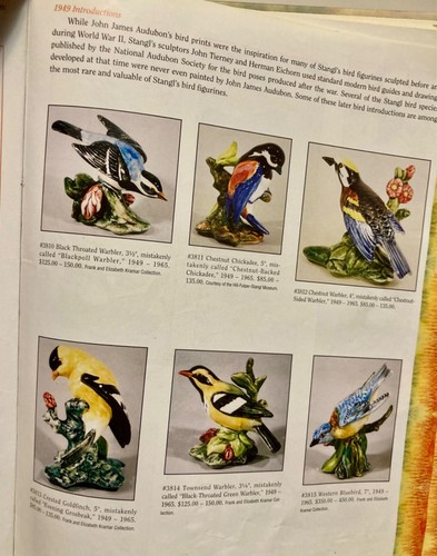 One AudubonBird Vintage Stangl Art Figurine 3.5” Throated Warbler #3810 - Picture 11 of 12