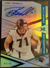 2021 Tony Boselli XR Acclaimed Autographs 49/49 #ACA-TBO last print #   1 of 1 