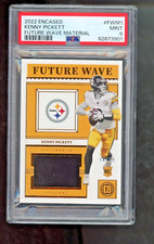 2022 Panini Encased Future Wave KENNY PICKETT RC Rookie Material /99 PSA 9 MINT
