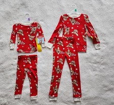 New toddler boy/ girl Christmas Rudolph the Red Nosed Reindeer pajama set bundle