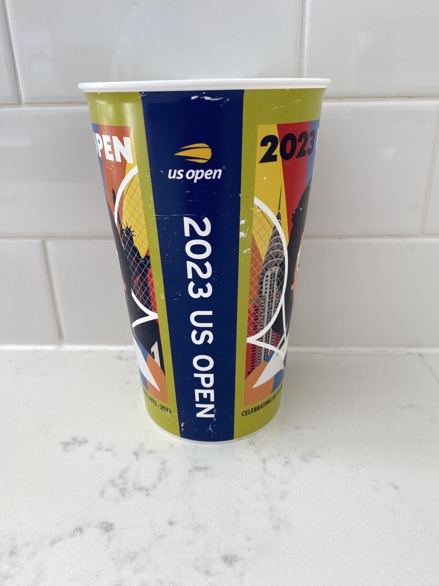US Open 2023 Tennis Souvenir Cup Soda Drink Plastic Billie Jean