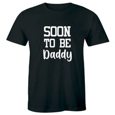 Soon To Be Daddy Men's T-Shirt Pregnancy Announcement Reveal Gift for Him