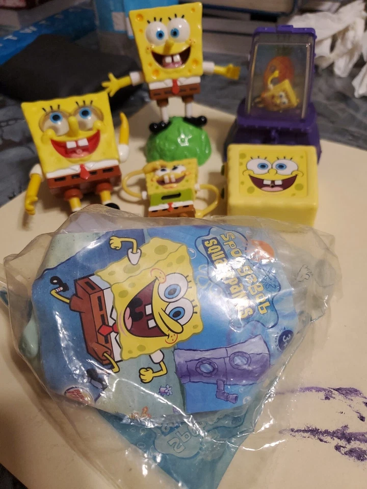 Lote de 6 juguetes Bob Esponja Squarepants Mira las fotos Eso es lo que tienes prisa no durará Foto 3 de 4