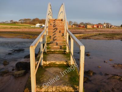 Foto 12x8 Küste Ost Lothian: Blick einer Billy-Ziege auf die Brücke bei Bel c2011