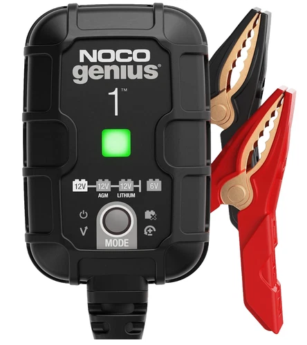 NOCO GENIUS1, 1A Smart Car Battery Charger, 6V and 12V Automotive Charger, Batte
