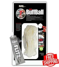 Original Buff Ball - Extra Large 7" with 1.76oz Tube Flitz Polish Refurbish