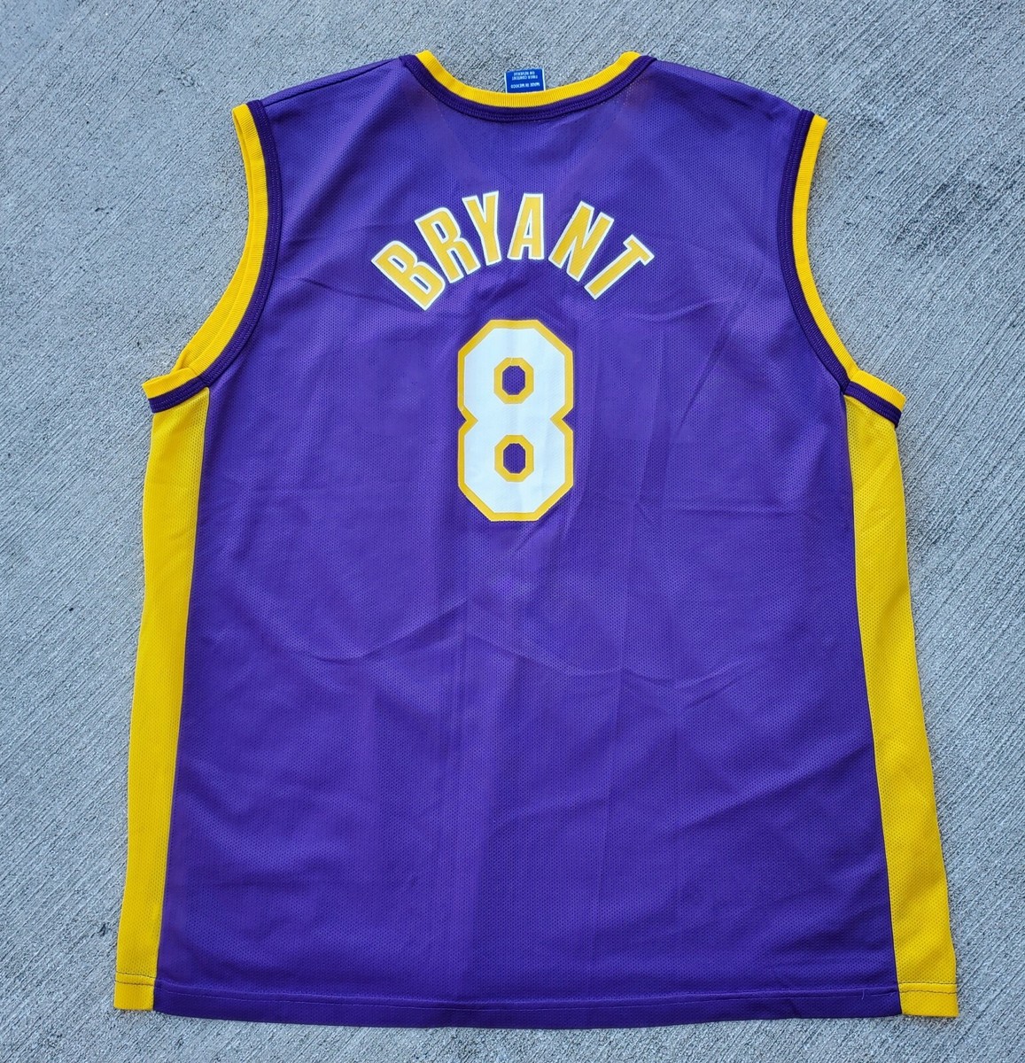 Vintage Kobe Bryant Champion 8 LOS ANGELES LAKERS AUTHENTIC