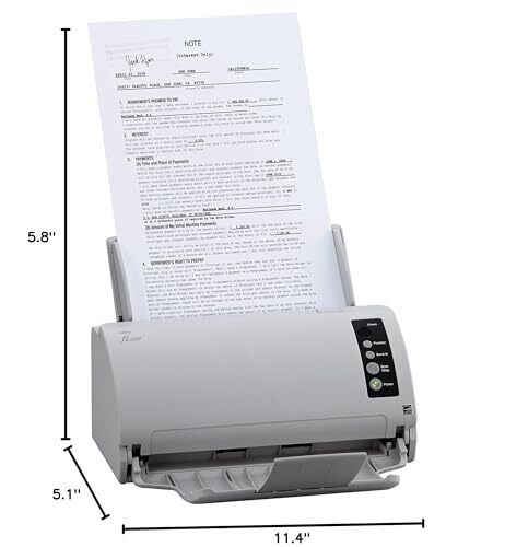 Escáner de documentos dúplex color oficina de primera oficina Fujitsu fi-7030 a precio económico (ADF) - Imagen 2 de 6