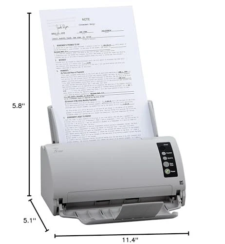Fujitsu fi-7030 Value-Priced Front Office Color Duplex Document Scanner(ADF) - Image 2 of 4