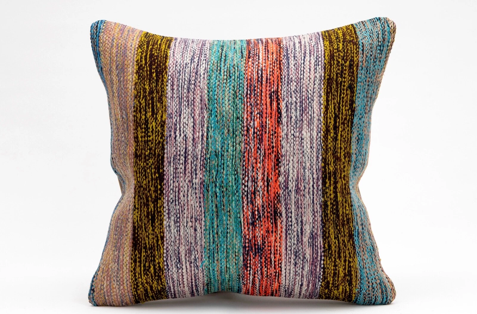 Kilim Pillow Cover, 16x16 in, Ethnic Pillow, Throw Pillow, Decorative Pillow
