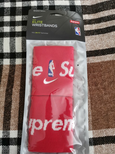 New Supreme Nike NBA Wristband Red SS19 | eBay