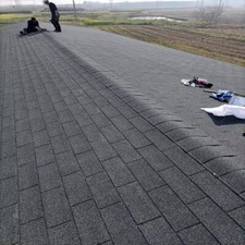Grey Asphalt Roof Shingles Self-Adhesive Sheds Cabin Roofing Felt Shingle Tiles