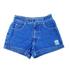 VTG No Excuses Womans Y2K Denim Jean Shorts Size 9/10 High Rise Cotton