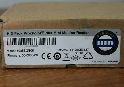 HID - Prox ProxPoint Plus Mini Mullion Reader - 6005BGB06 - ONE - 1 - NEW