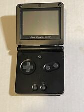 Nintendo Game Boy Advance Black Console w/charger and Namco Museum Game Tested