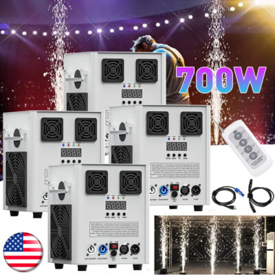 #ad GdjRttk Cold Spark Machine 700W Stage Effect DMX Firework DJ Event Party Wedding $361.09
