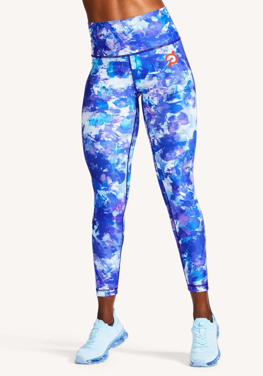 Peloton Reversible Blue Moves Legging Women's Size Small NWT