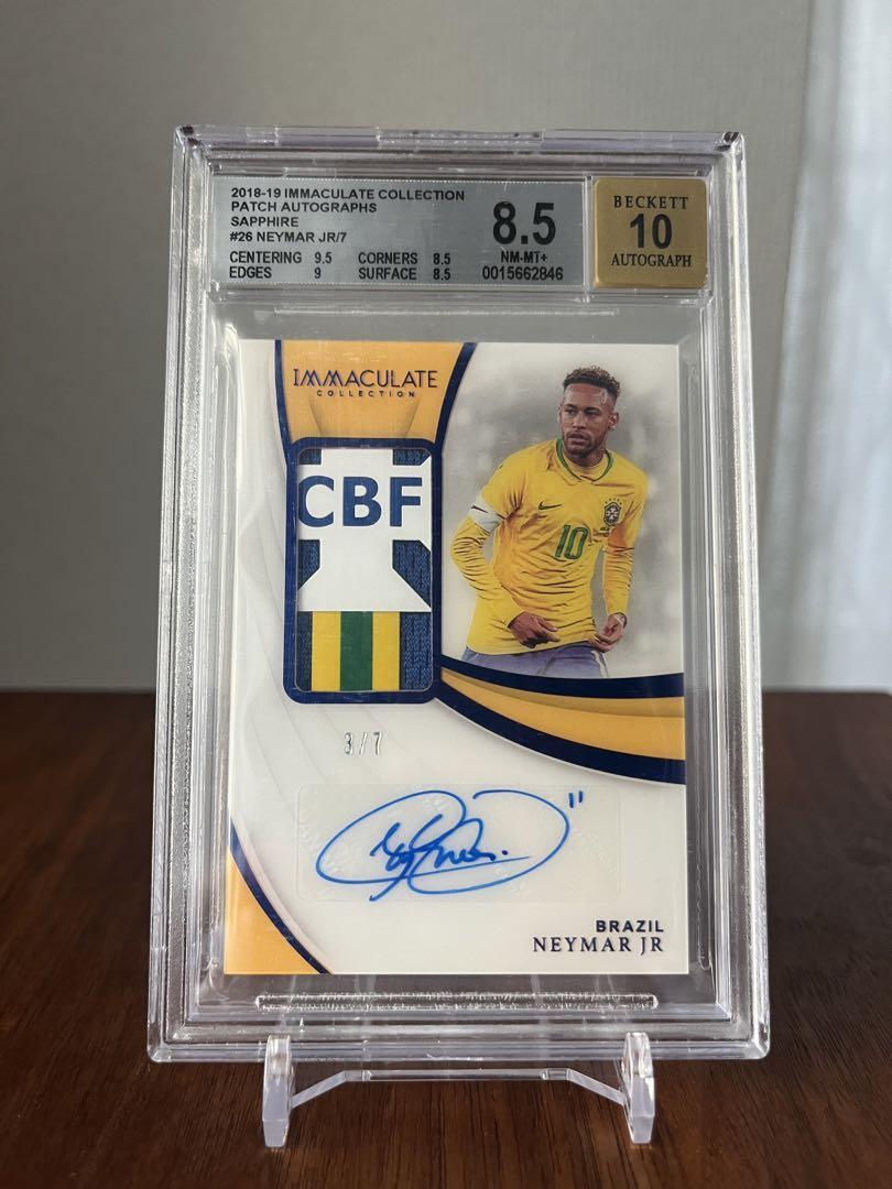 2018 Panini Immaculate Collection Neymar Jr. Logo Patch AUTO