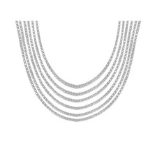 Solid 925 Sterling Silver 16/18/20/22/24/26/28/30/32" Italian Box Chain Necklace