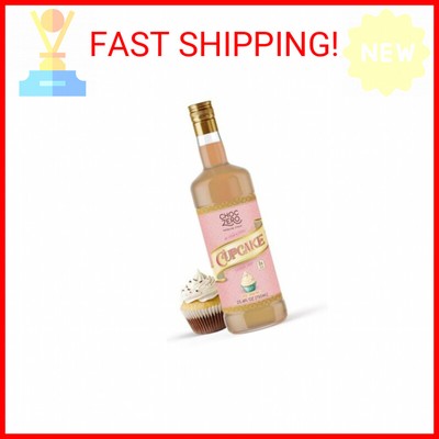 ChocZero Sugar Free Coffee Syrup, Cupcake Flavor, No Sucralose Simple Syrup Drin