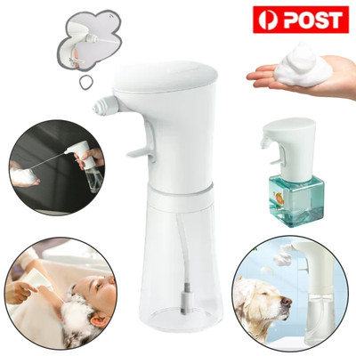 Automatic Soap Dispenser Cat Pet Shower Foaming Handheld Bathroom Shampoo Holder