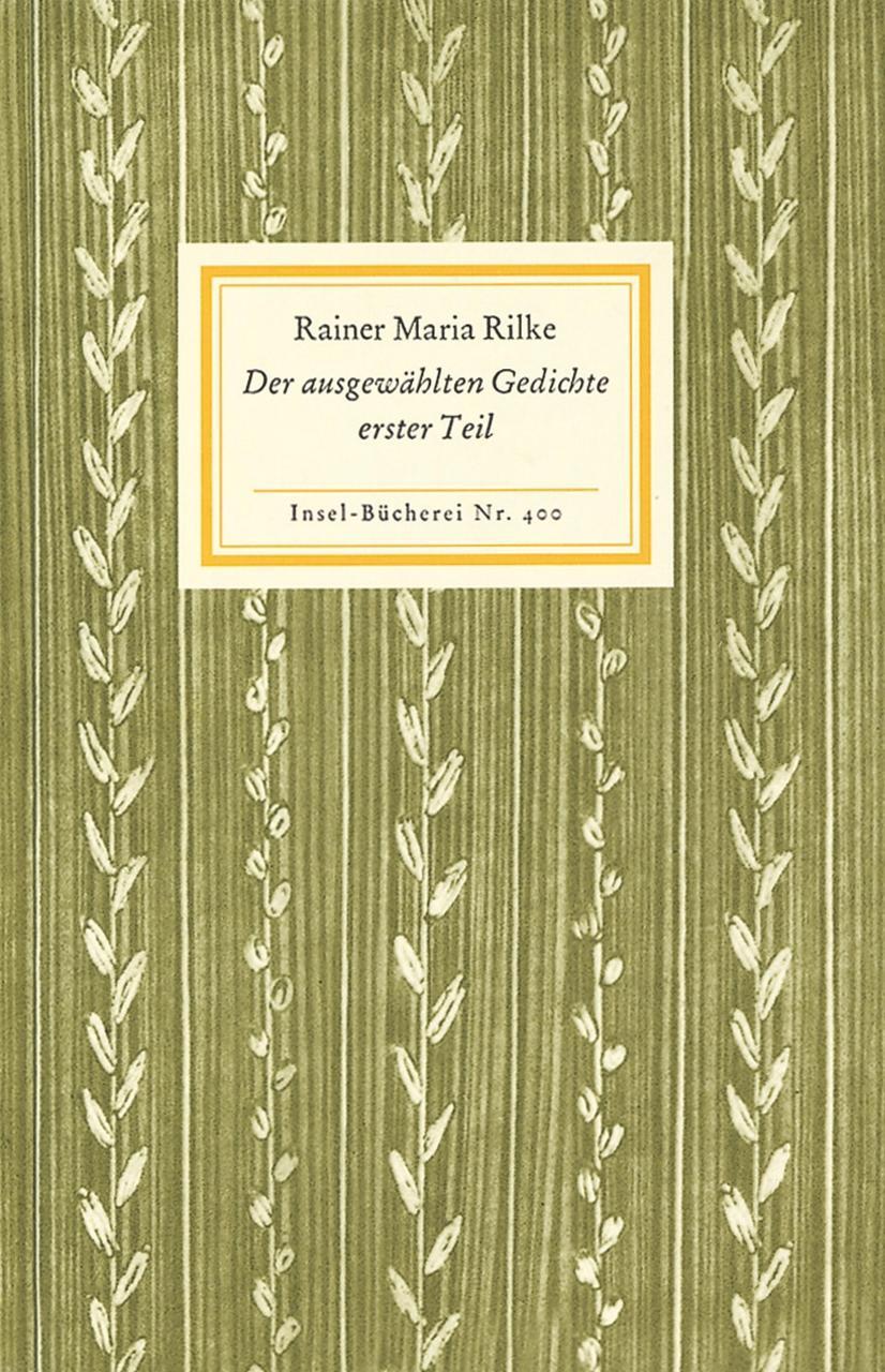 Thumbnail - Rainer Maria Rilke / Der Ausgewählten Gedichte Erster