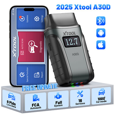 XTOOL A30D Auslesegerät KFZ Deutsch OBD2 Diagnosegerät Profi Scanner ALLE System