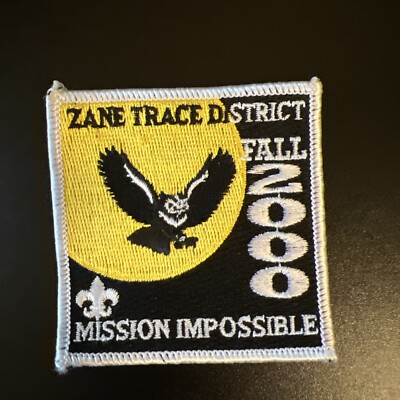 Zane Trace District Mission Impossible 2000 Patch BSA Cub Boy Scouts of America