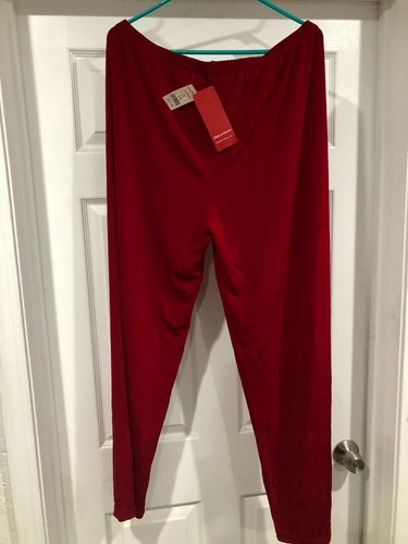 HAEVEN WOMEN LYCRA RED PANTS SIZE 
