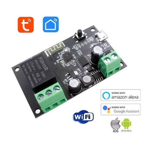 Wifi Switch 1 Relay with Tuya App Compatible with Alexa and Google - Picture 2 of 5